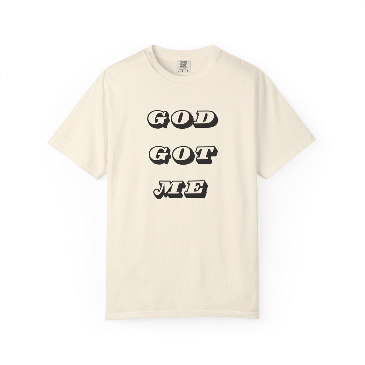 God Got Me T-Shirt — Vintage Bold Script Faith Tee