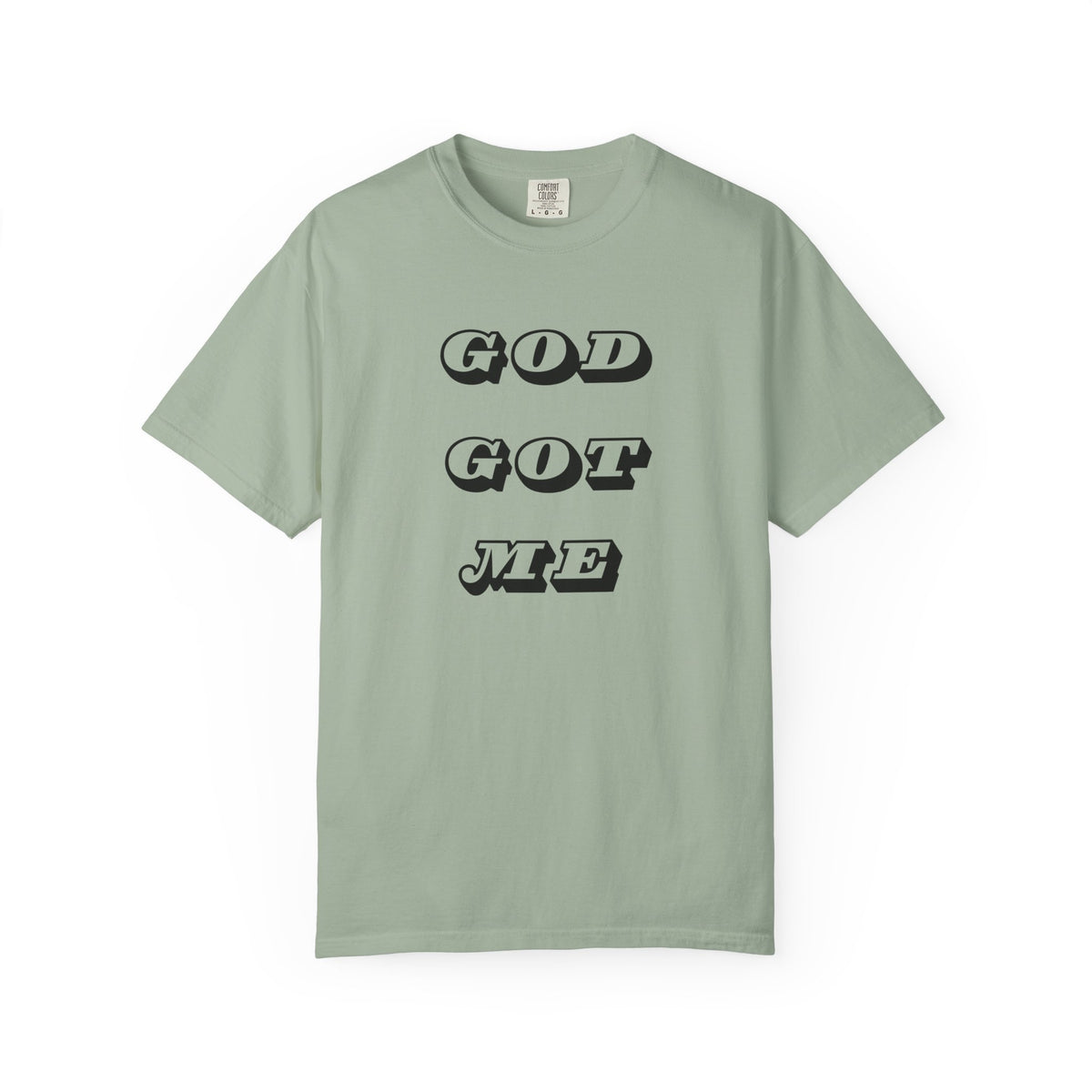 God Got Me T-Shirt — Vintage Bold Script Faith Tee