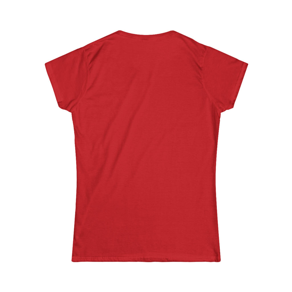 We Listen And We Don't Judge Tee — Women’s Graphic Shirt ("out loud")