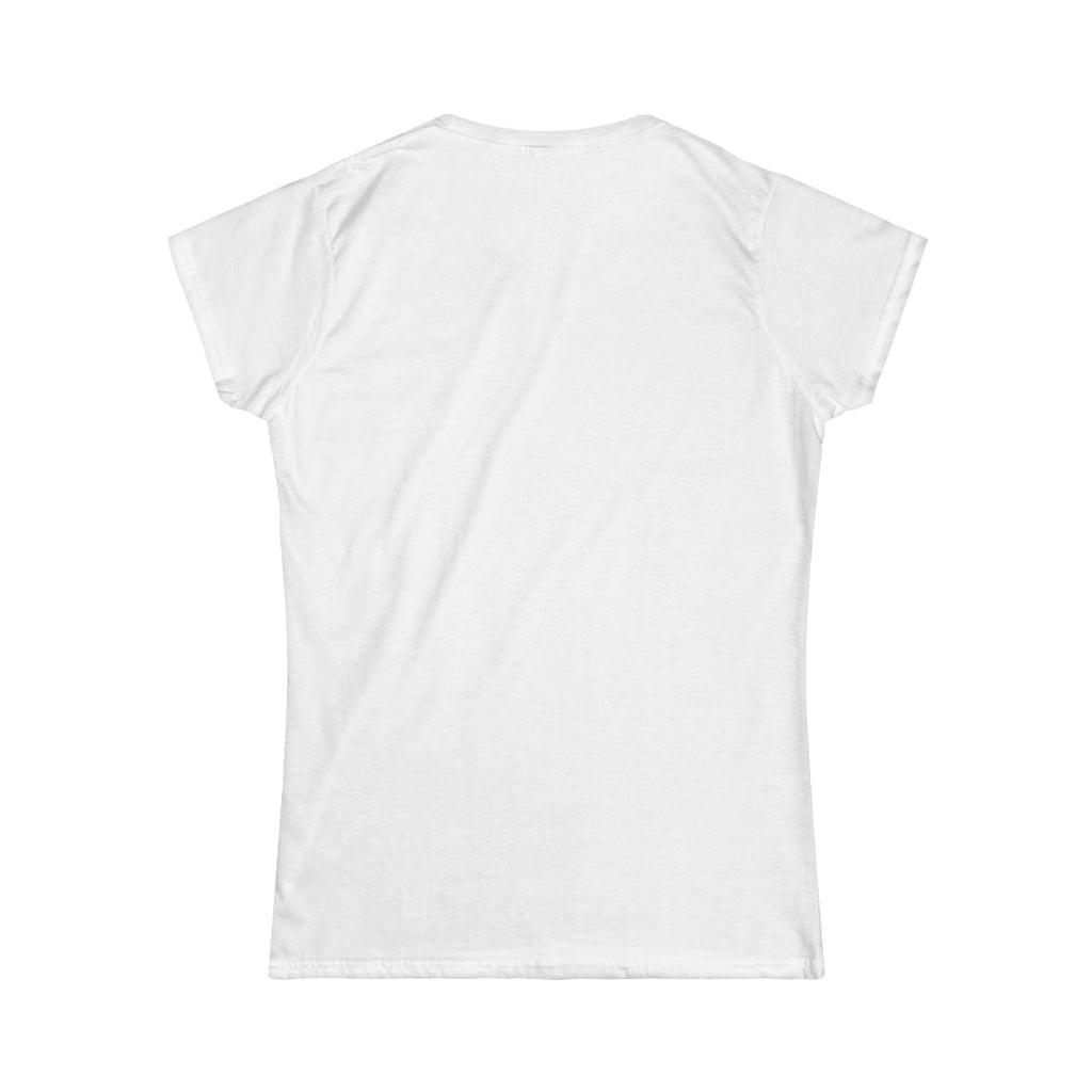 We Listen And We Don't Judge Tee — Women’s Graphic Shirt ("out loud")