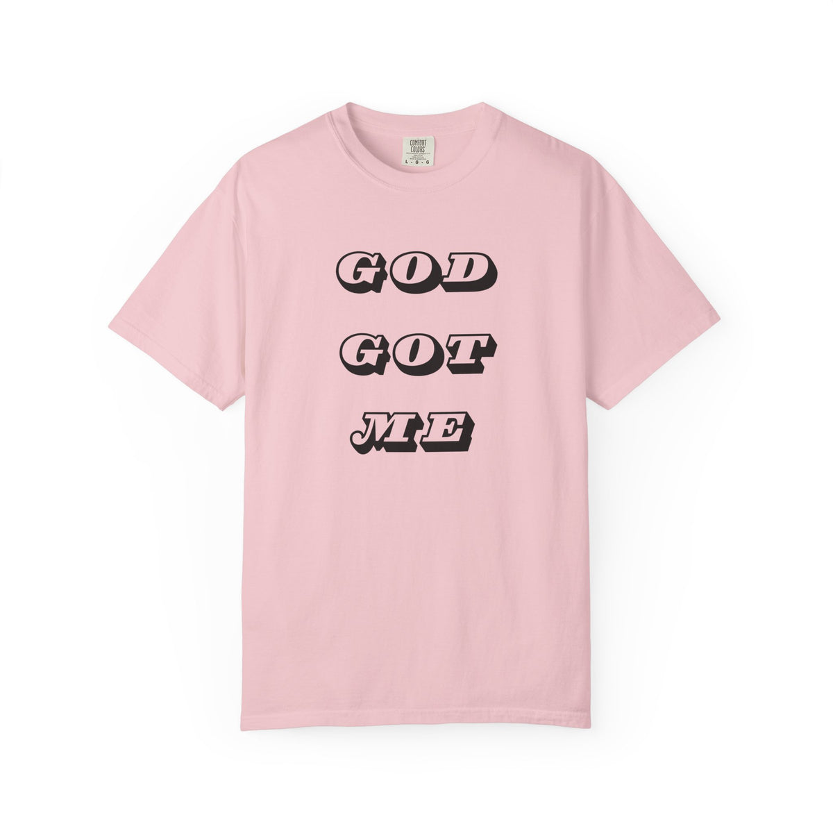 God Got Me T-Shirt — Vintage Bold Script Faith Tee