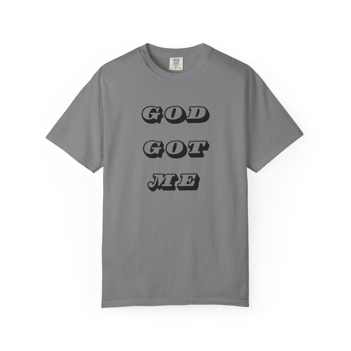 God Got Me T-Shirt — Vintage Bold Script Faith Tee