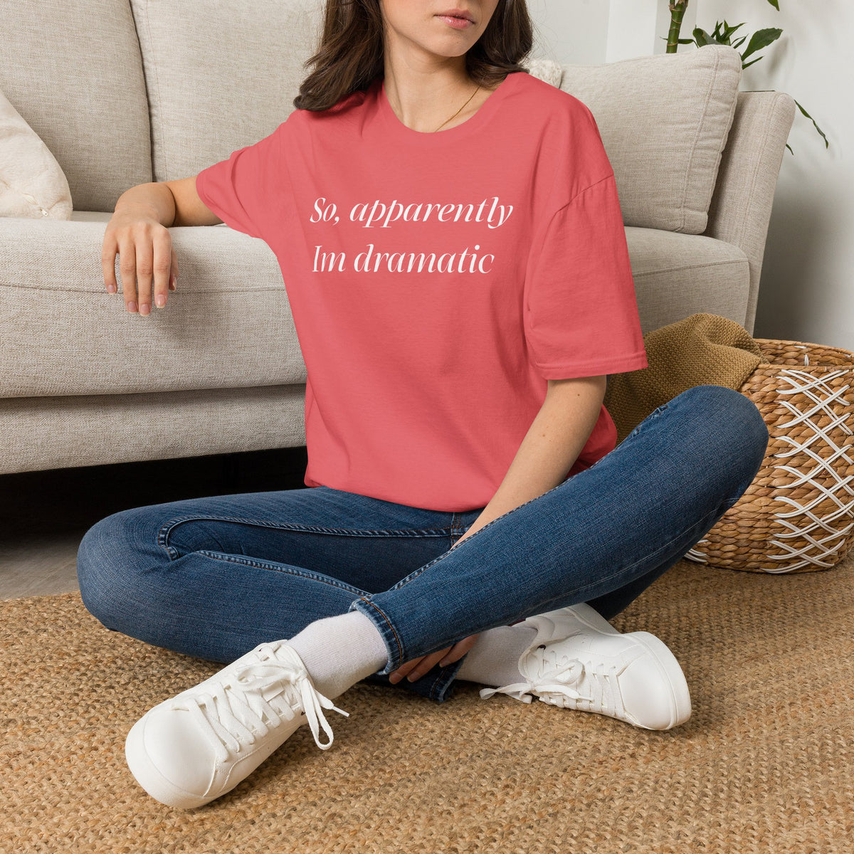 So, Apparently I’m Dramatic T‑Shirt — Funny Slogan Casual Tee for Women & Men