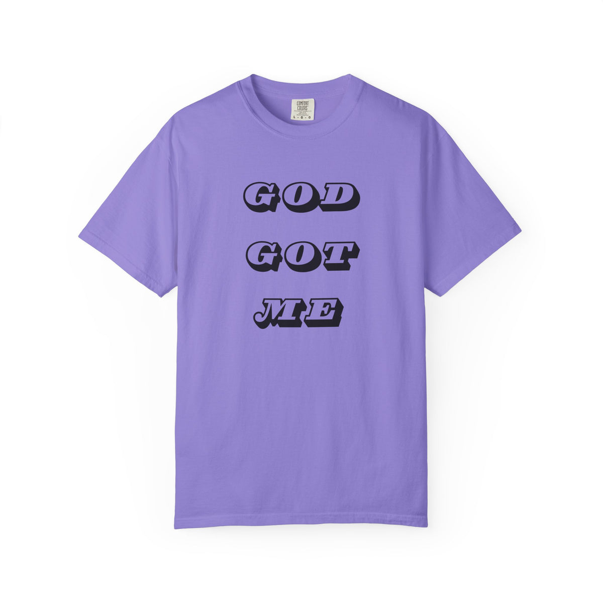 God Got Me T-Shirt — Vintage Bold Script Faith Tee