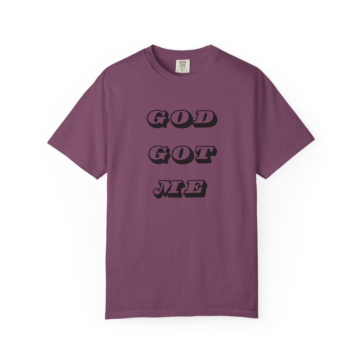 God Got Me T-Shirt — Vintage Bold Script Faith Tee