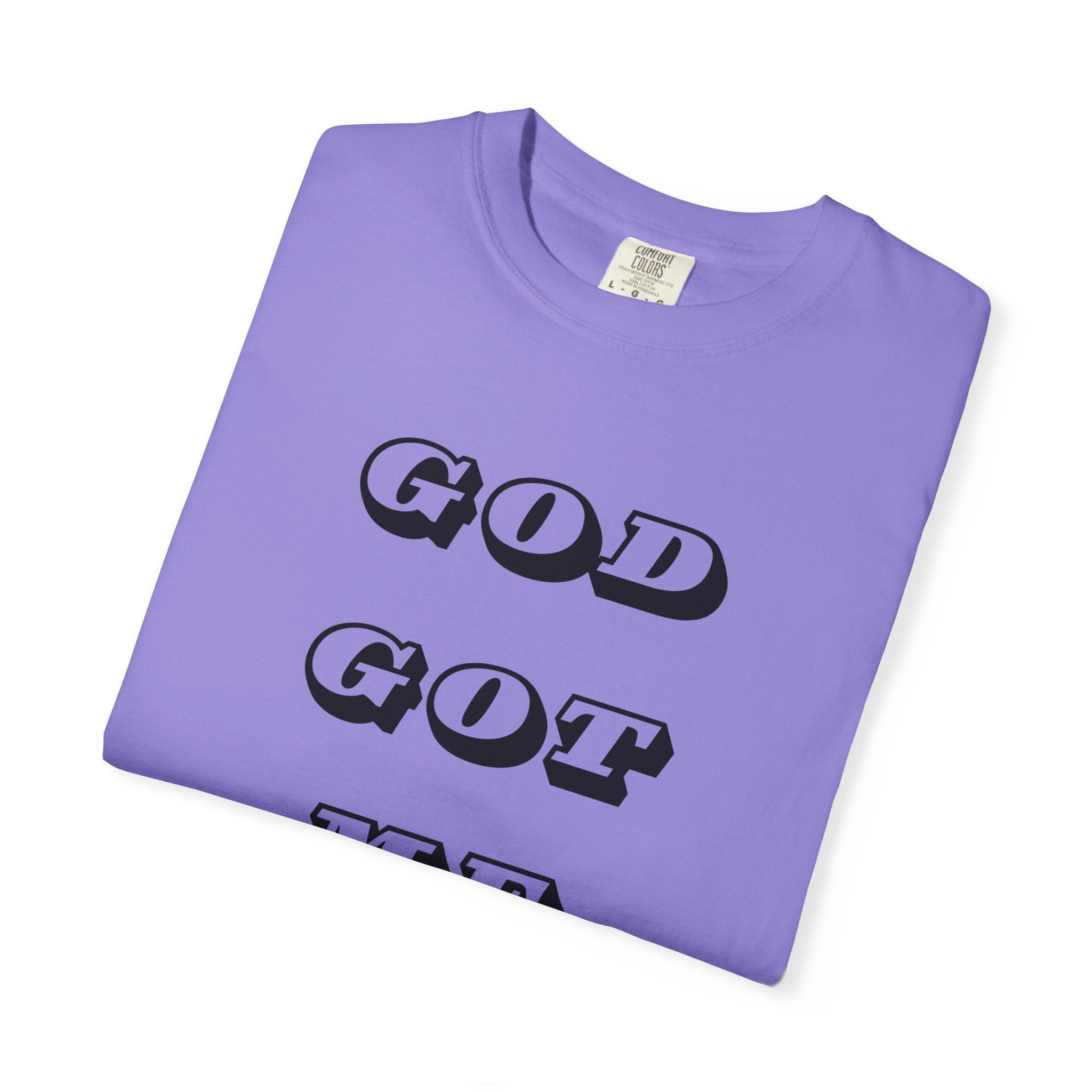 God Got Me T-Shirt — Vintage Bold Script Faith Tee