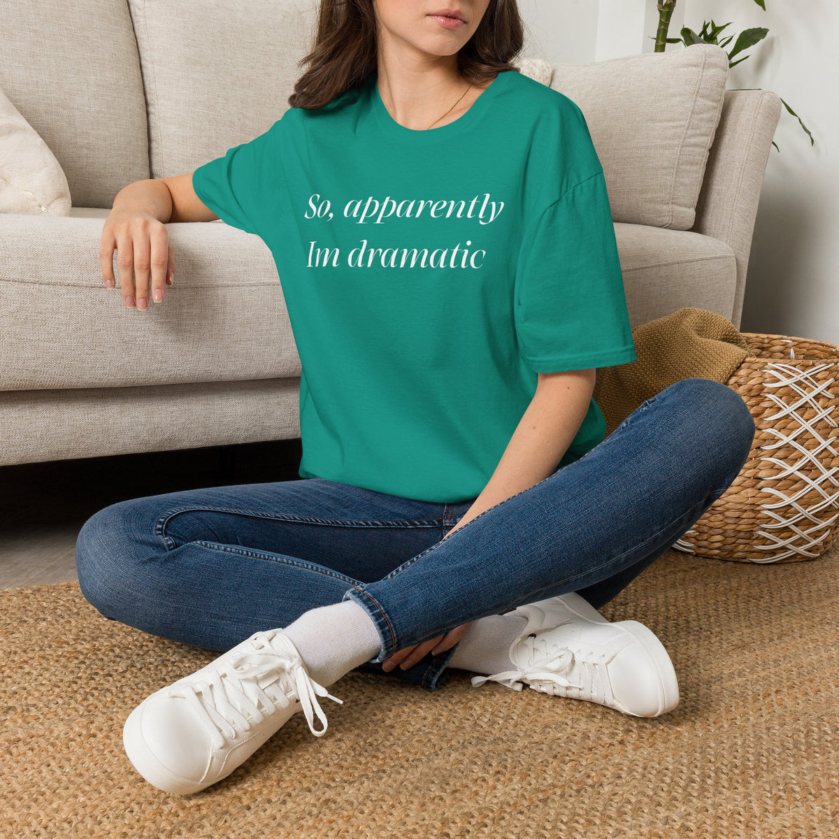 So, Apparently I’m Dramatic T‑Shirt — Funny Slogan Casual Tee for Women & Men