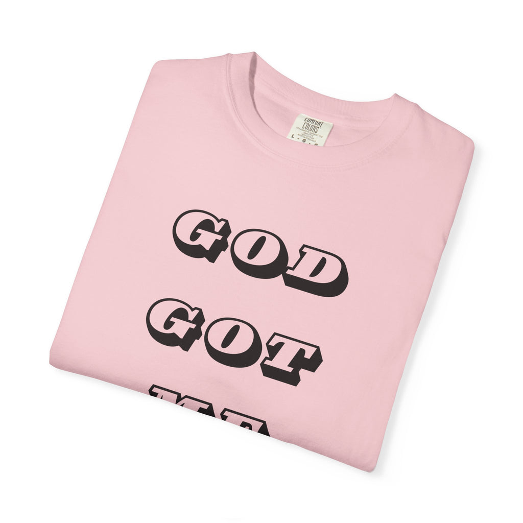 God Got Me T-Shirt — Vintage Bold Script Faith Tee
