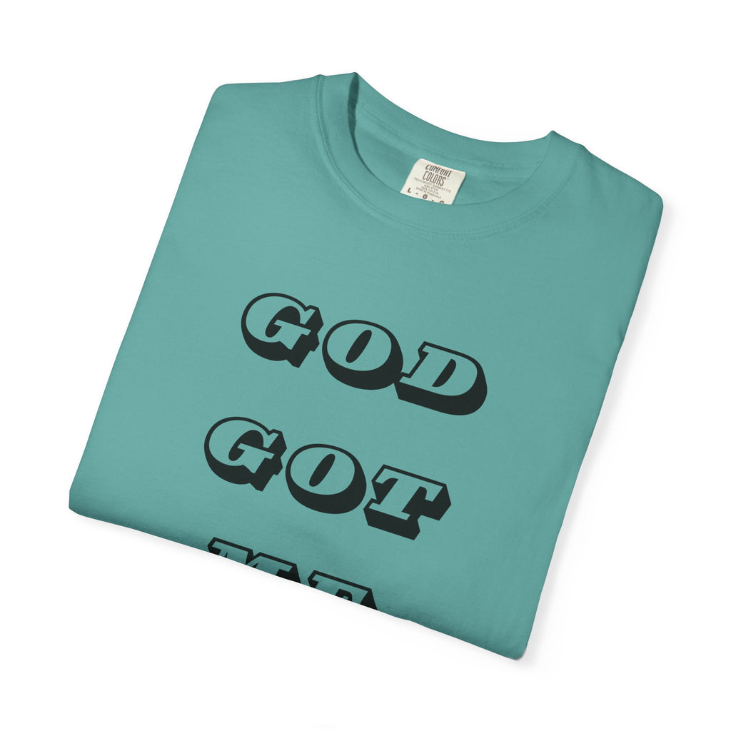 God Got Me T-Shirt — Vintage Bold Script Faith Tee