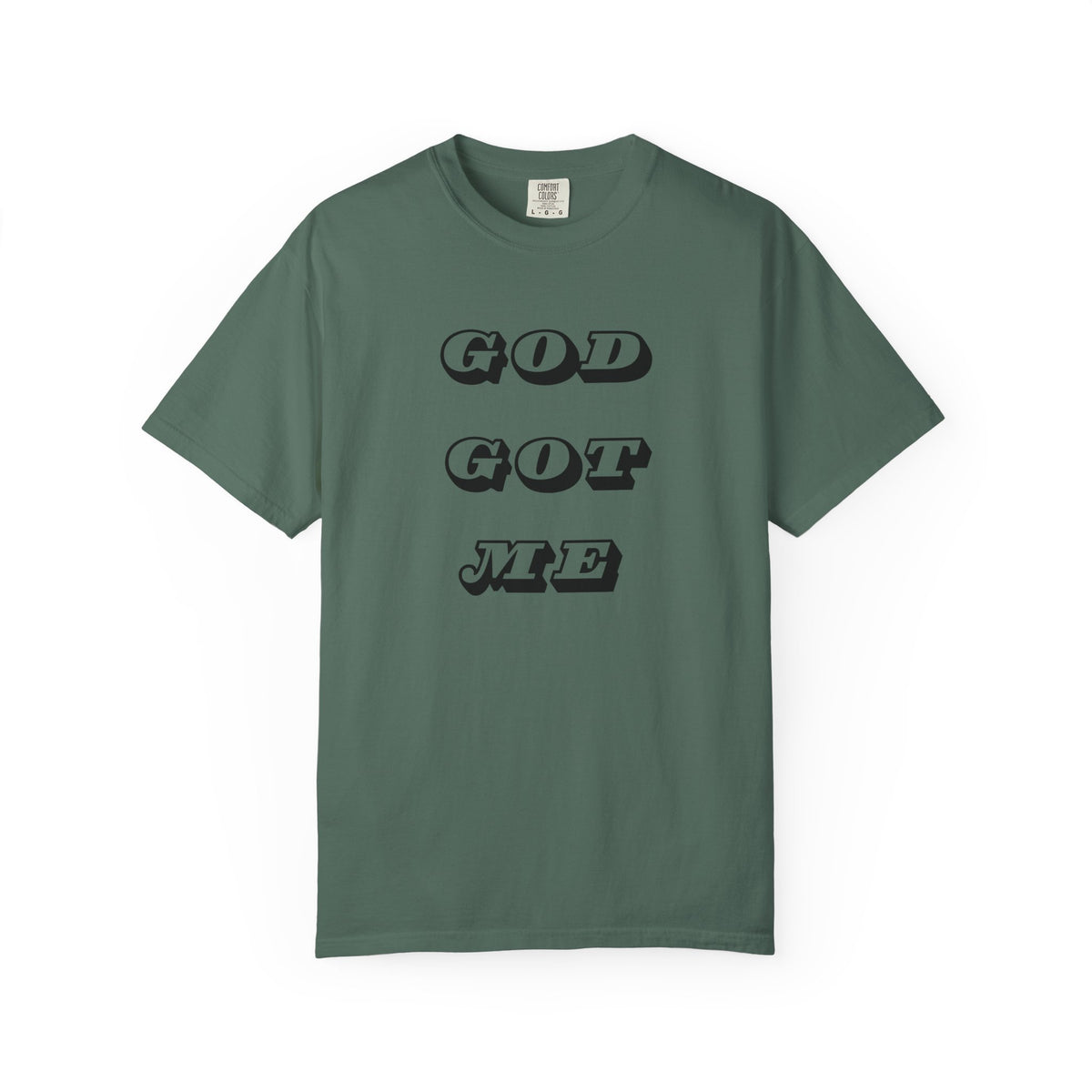 God Got Me T-Shirt — Vintage Bold Script Faith Tee