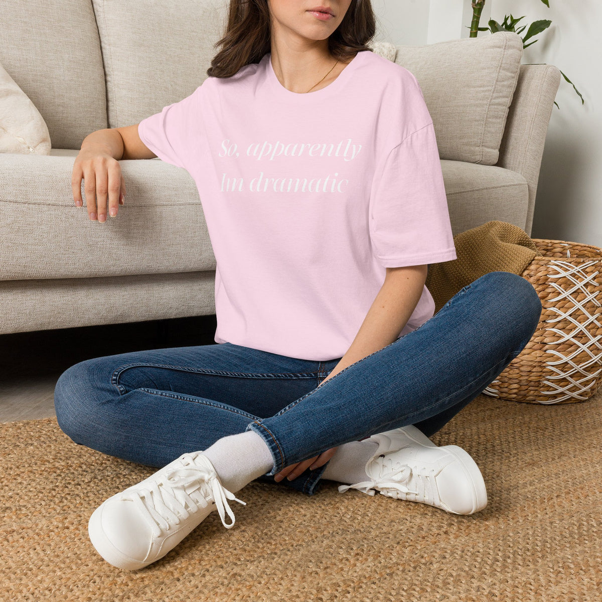 So, Apparently I’m Dramatic T‑Shirt — Funny Slogan Casual Tee for Women & Men