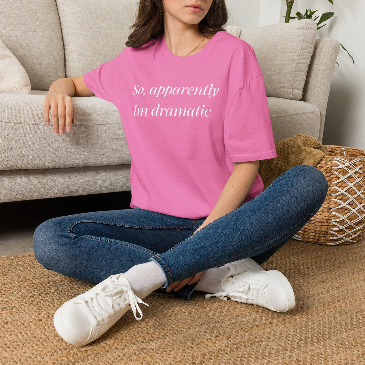 So, Apparently I’m Dramatic T‑Shirt — Funny Slogan Casual Tee for Women & Men